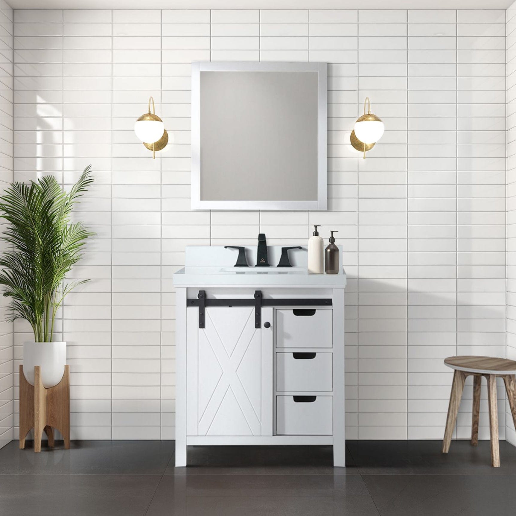 Bell + Modern Bathroom Vanity 30