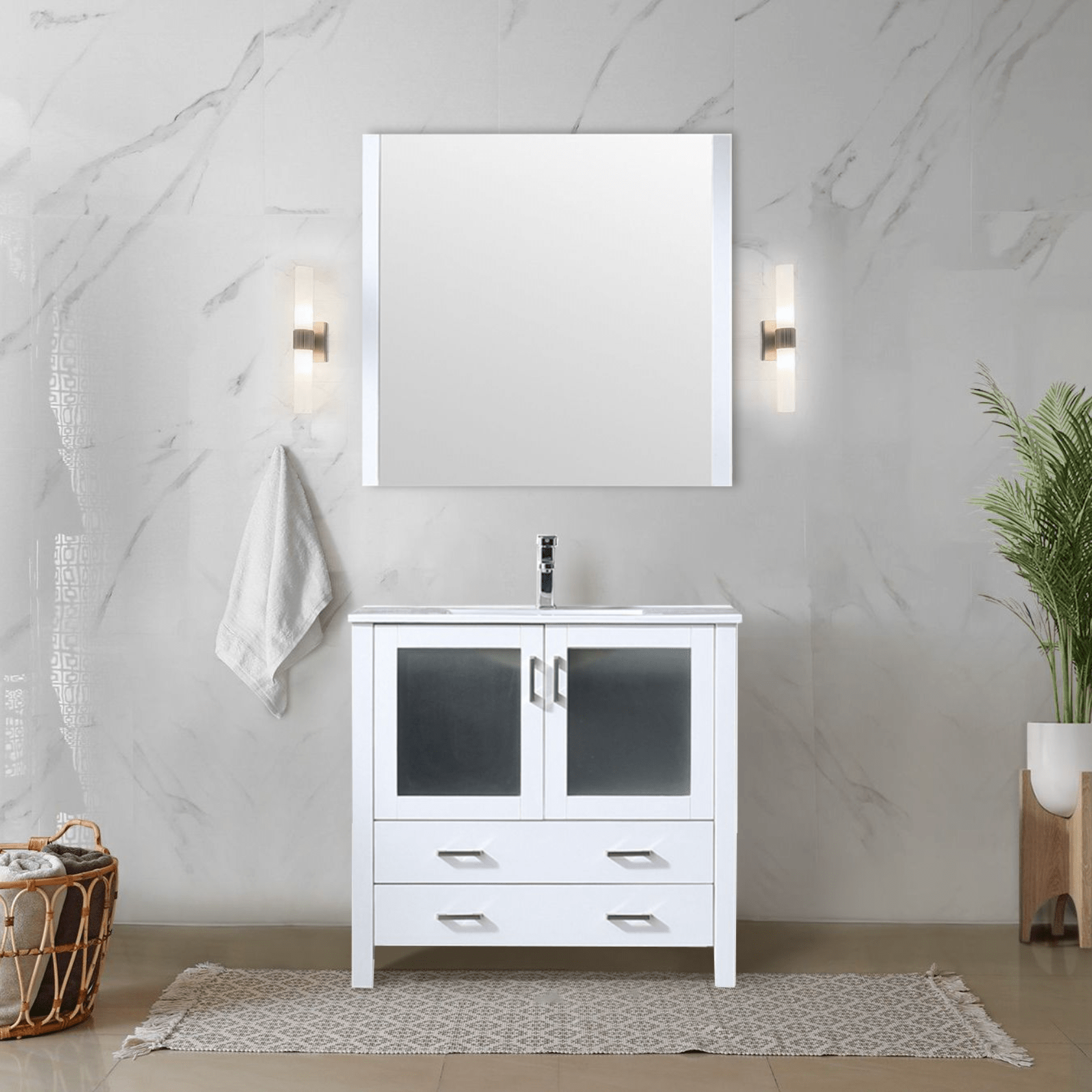 Bell + Modern Bathroom Vanity 36