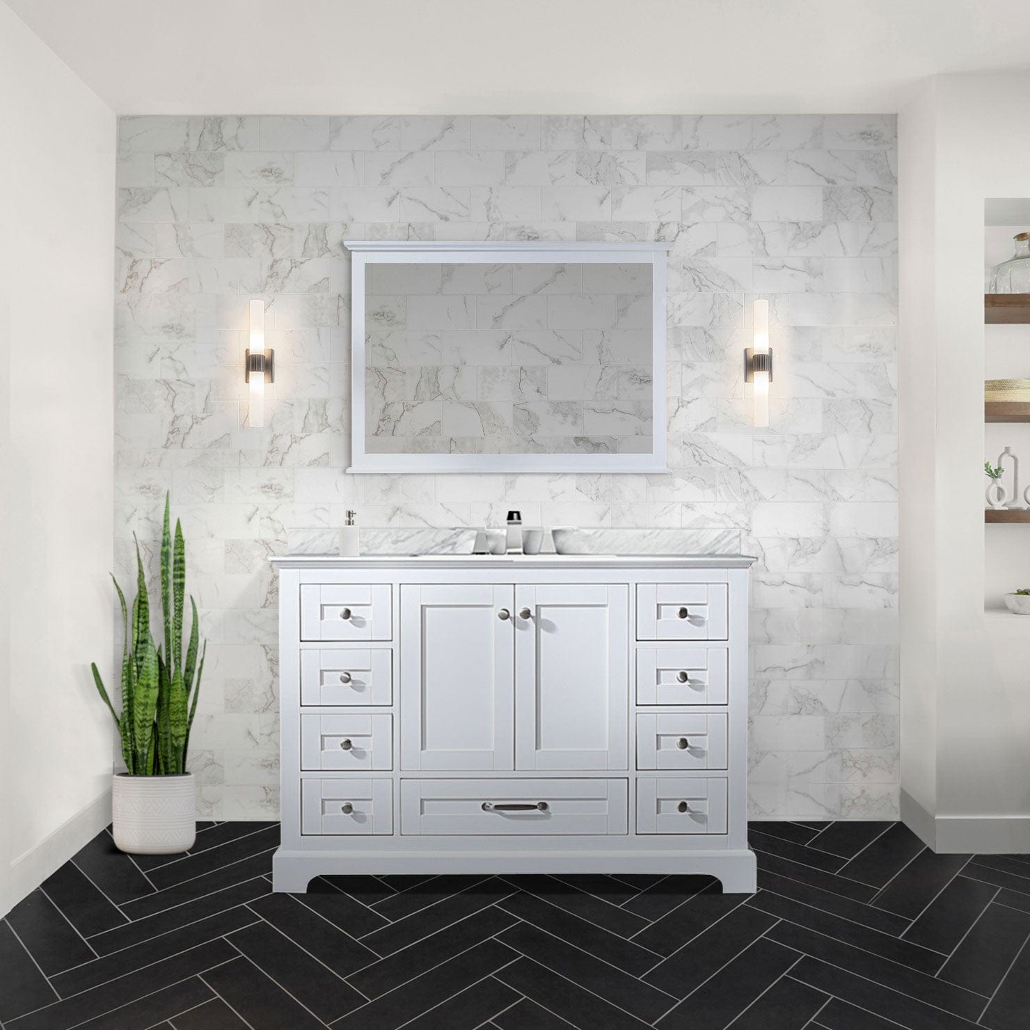 Bell + Modern Bathroom Vanity 48