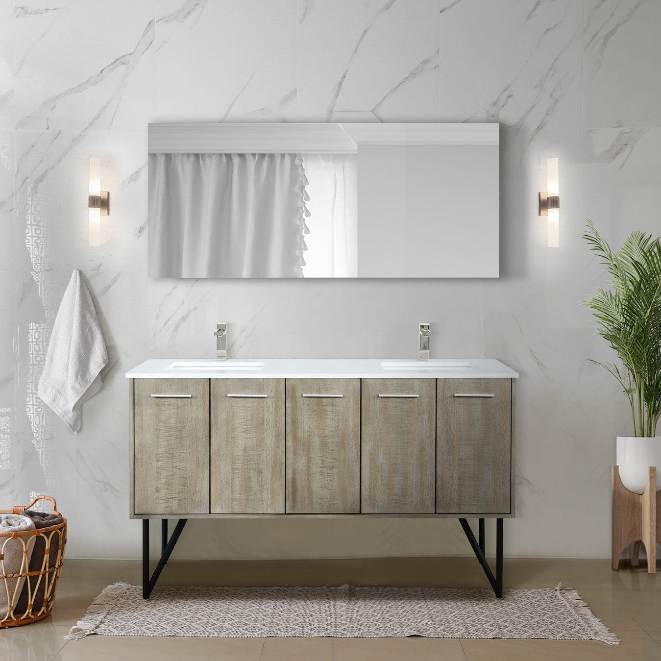 Bell + Modern Bathroom Vanity 60