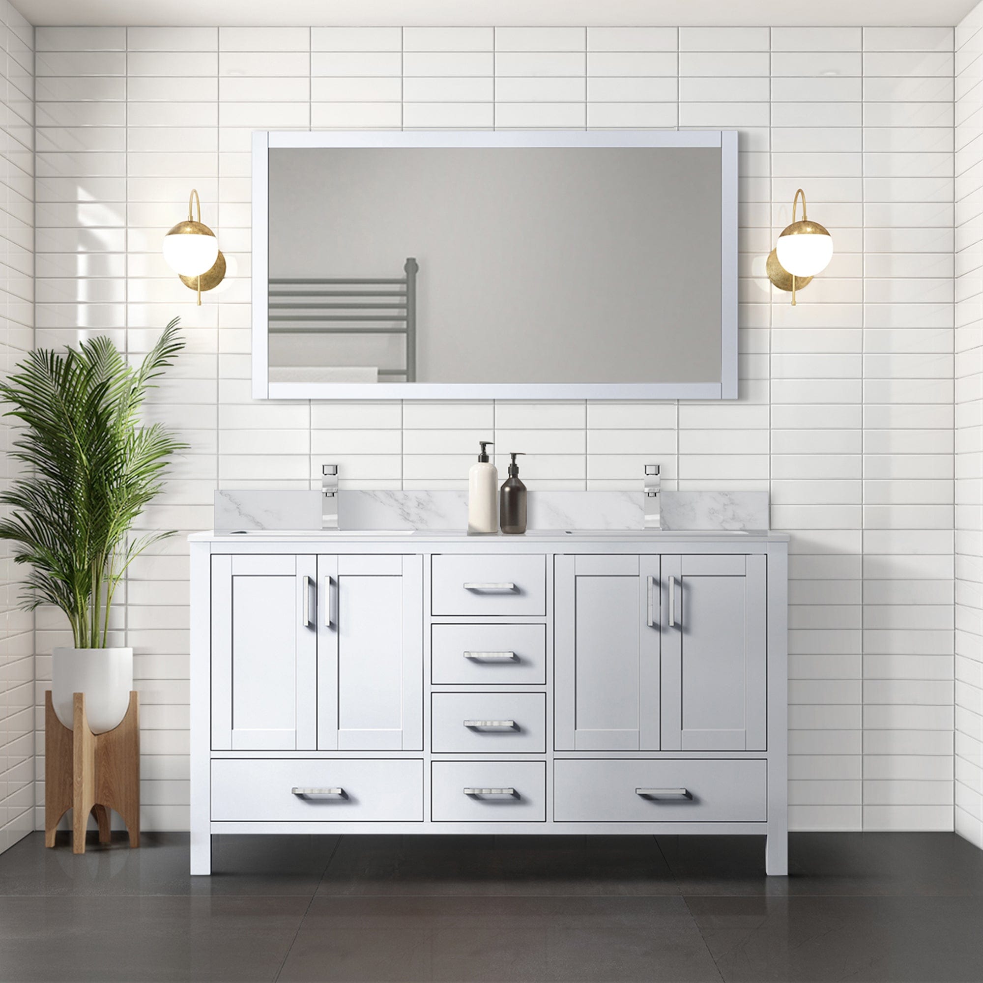 Bell + Modern Bathroom Vanity 60