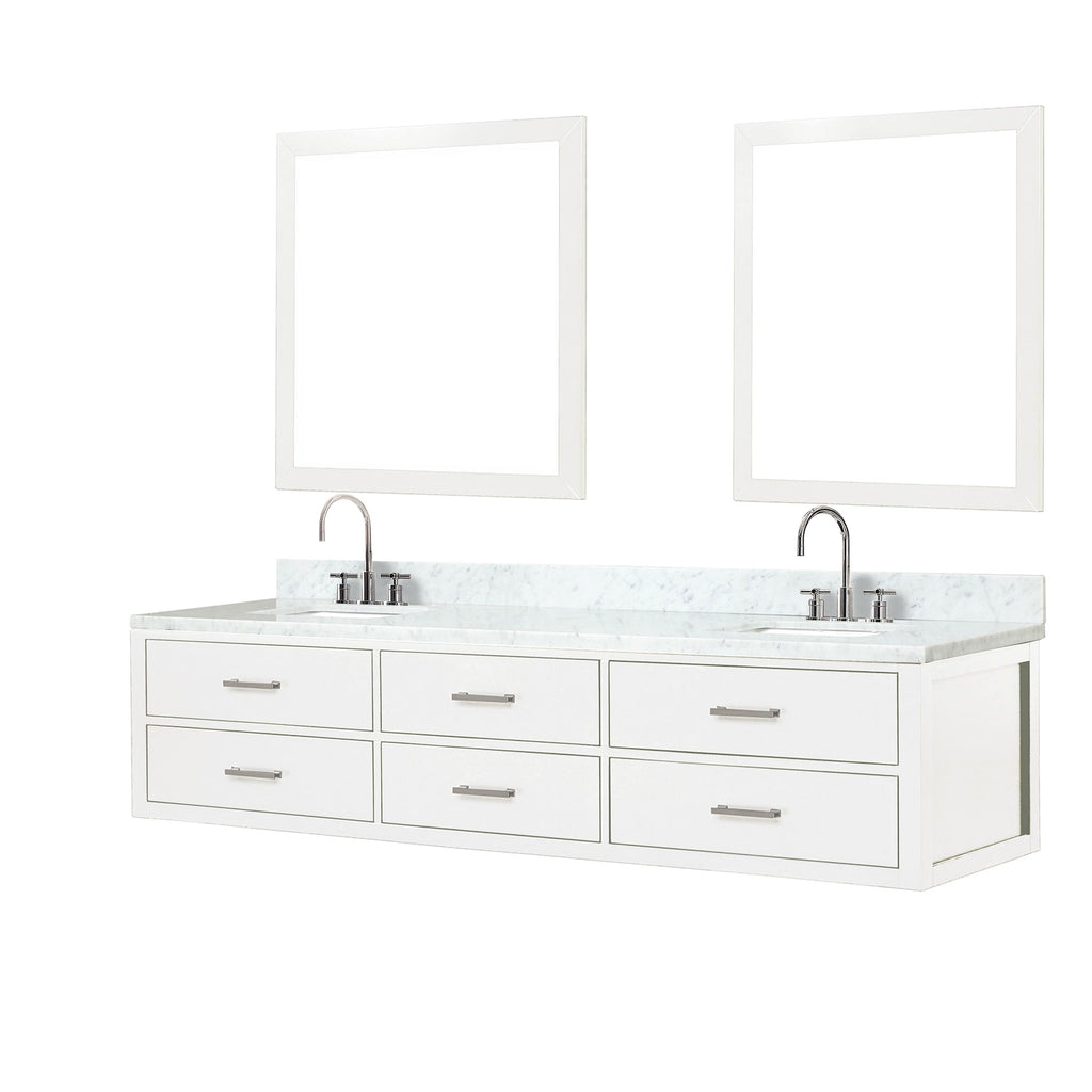 Lexora Ziva 84 in. W x 22 in. D Rustic Barnwood Double Bath Vanity